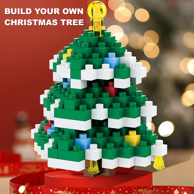Santa & Friends Mini Building Kit – Christmas Stocking Stuffer for Kids and Adults