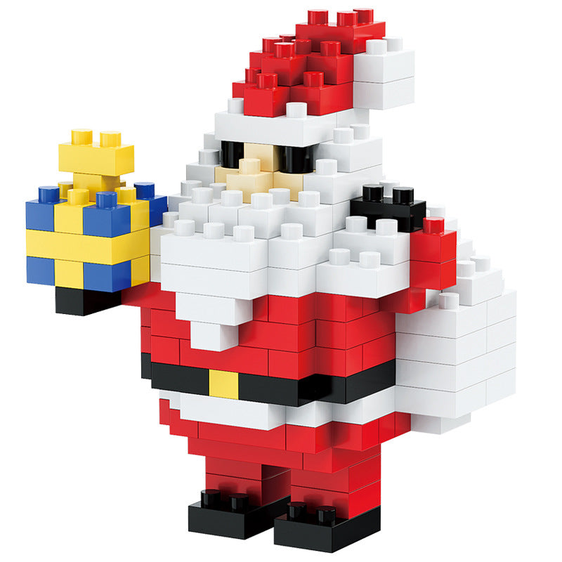 Santa & Friends Mini Building Kit – Christmas Stocking Stuffer for Kids and Adults