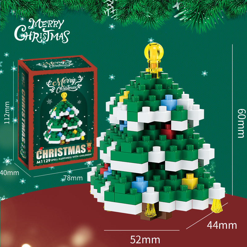 Santa & Friends Mini Building Kit – Christmas Stocking Stuffer for Kids and Adults