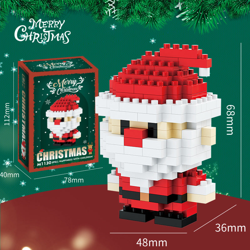 Santa & Friends Mini Building Kit – Christmas Stocking Stuffer for Kids and Adults