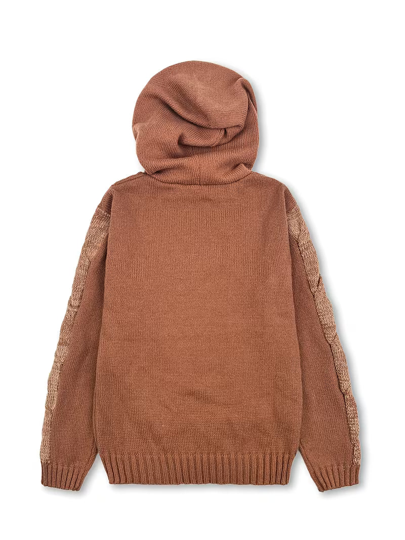 Image of Sara | Women's Relaxed Fit Braided Trim Hoodie