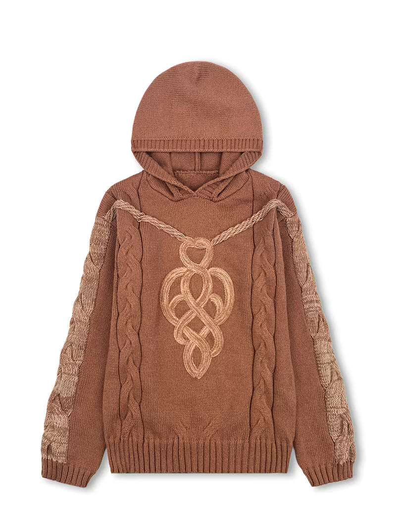 Image of Sara | Women's Relaxed Fit Braided Trim Hoodie