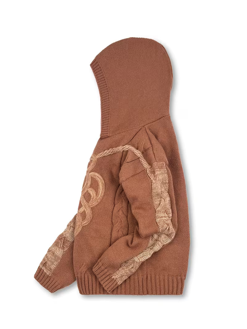 Image of Sara | Women's Relaxed Fit Braided Trim Hoodie