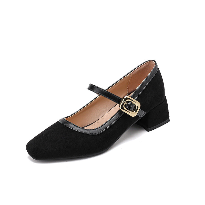 Image of Sarah | Women's Block Heel Mary Jane Shoes