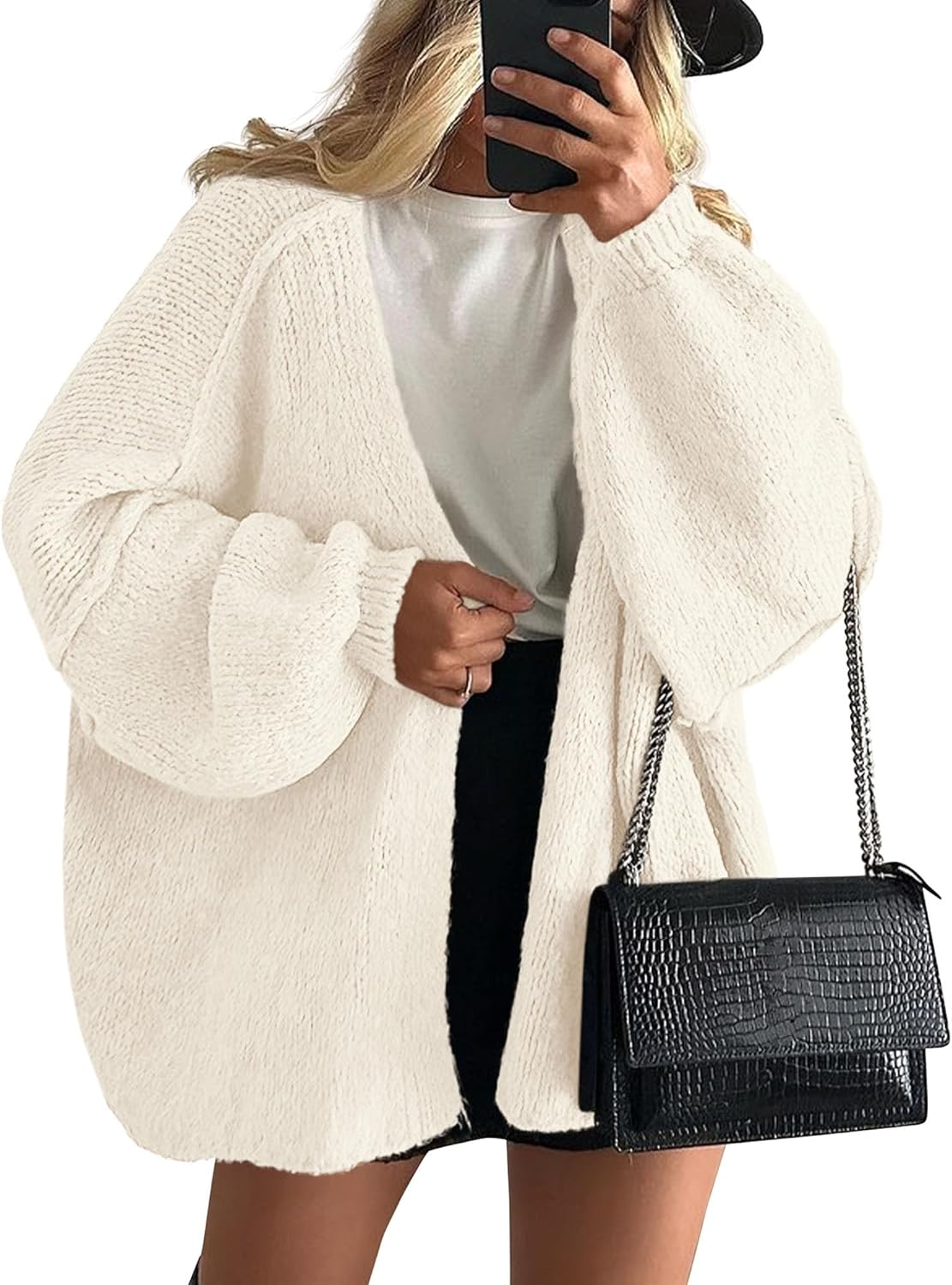 Image of Shaniya | Women's Oversized Knit Cardigan