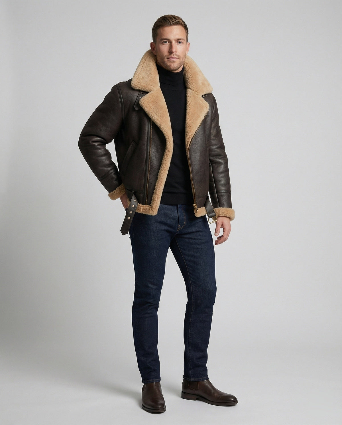 Shearling Aviator Jacket