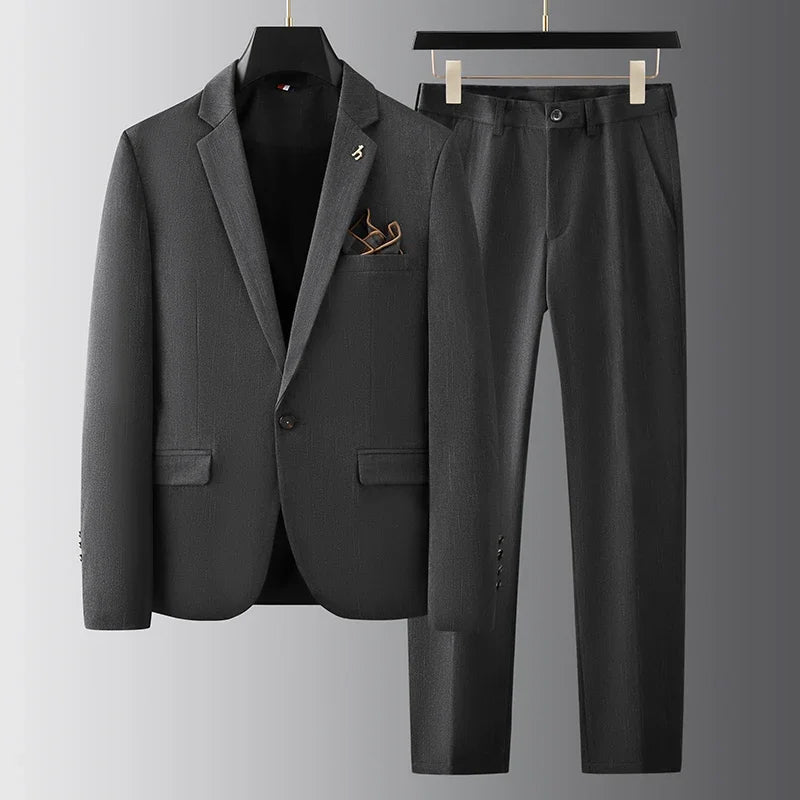 Image of Simon | Men's Slim Fit Two-Piece Suit