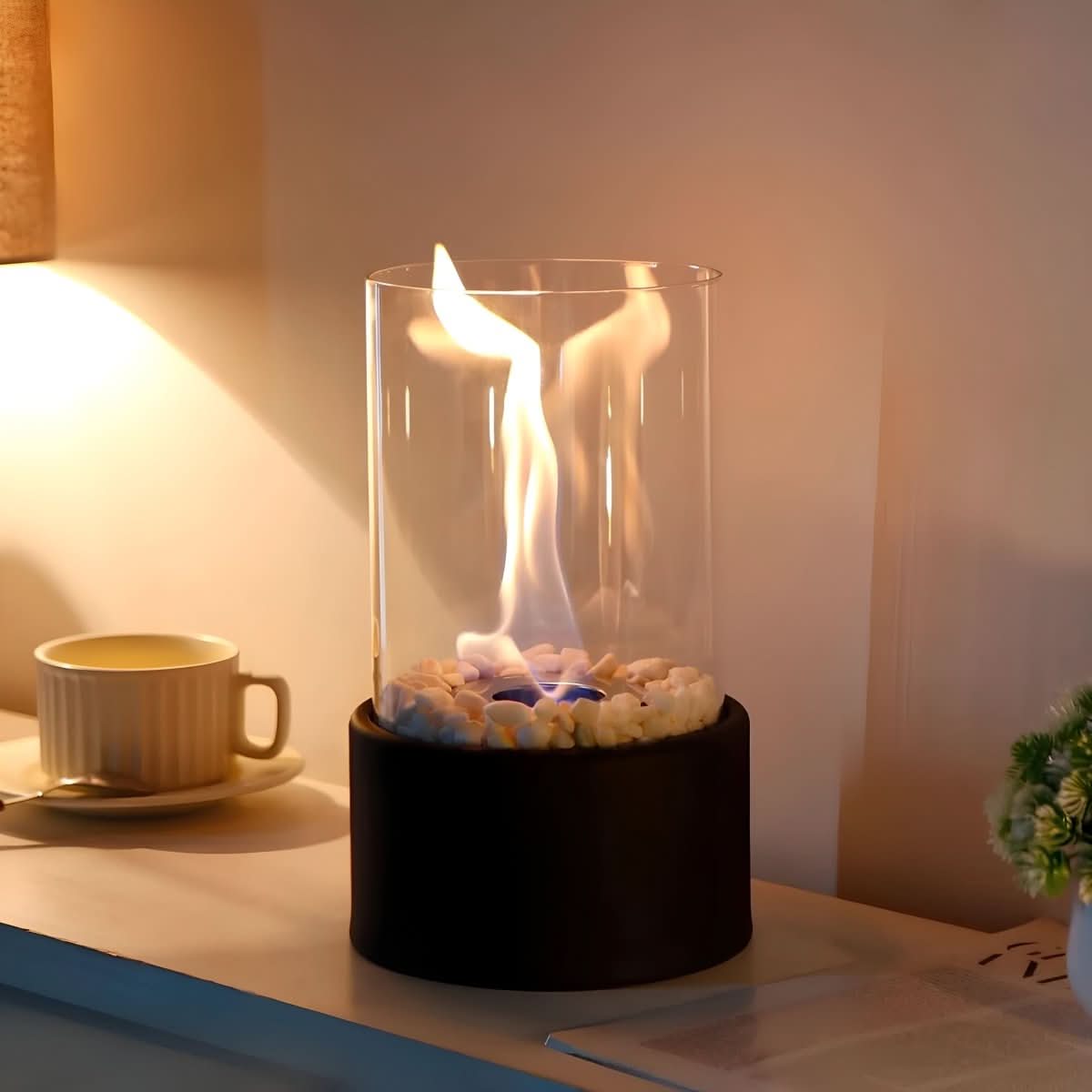 SLEEKFLAME – Smoke-Free Table Fireplace for Stylish Indoor & Outdoor Use