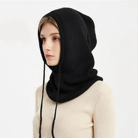 Cozy Cashmere Blend Hooded Balaclava for Chilly Weather