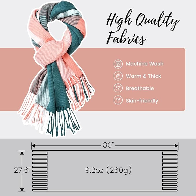 Soft Cashmere Winter Scarf - Martha