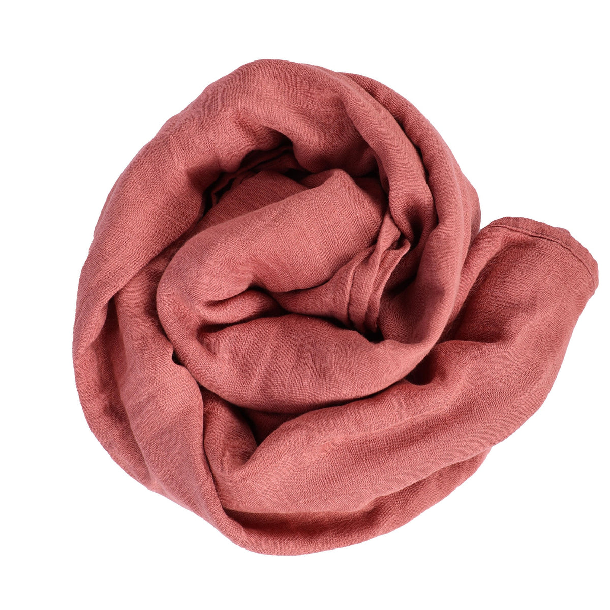 Soft Linen Scarf Wreath