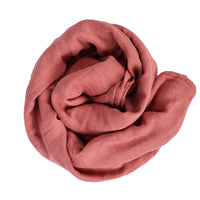 Soft Linen Scarf Wreath