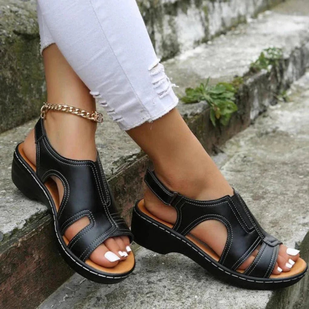 Image of Sophia | Women's Comfort Wedge Sandals