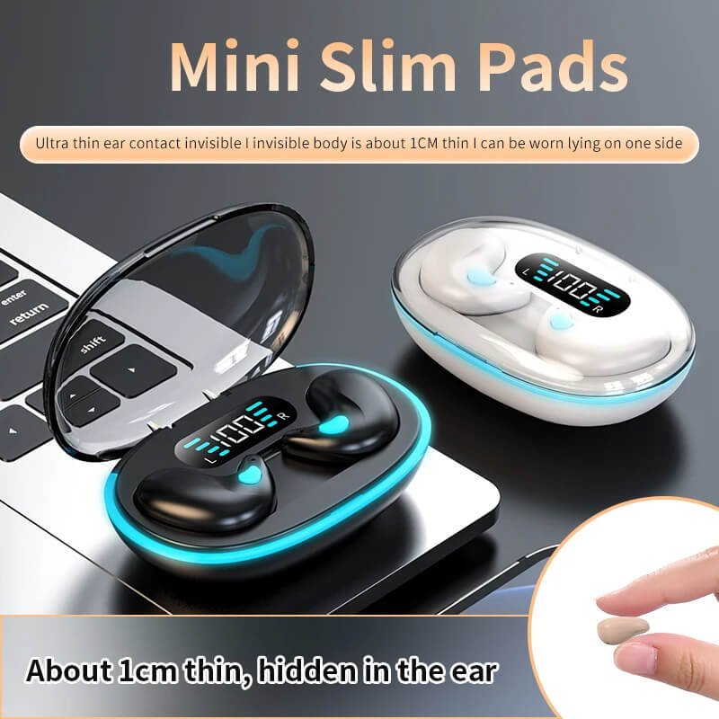SoundBeats - Minimal Ultra Thin Wireless HiFi Headphones for Sleep & Comfort
