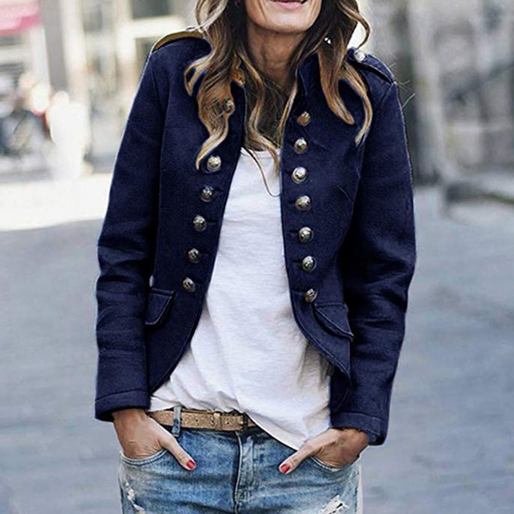 Spada - Women's Blazer with Stand-Up Collar