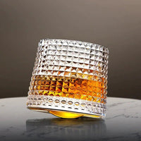 SPINSPIRIT - Rotatable Whiskey Glasses for a Refined Touch