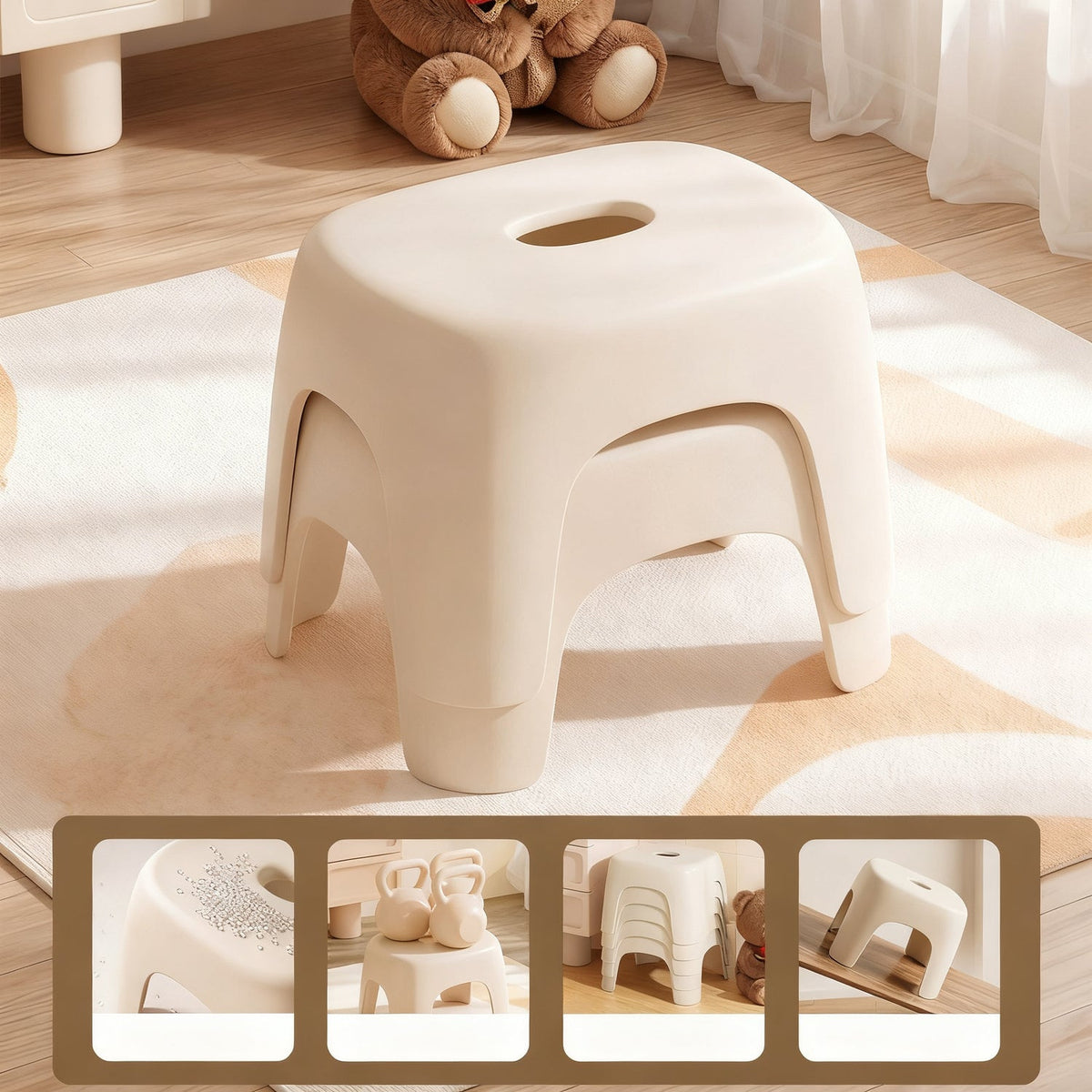 Stackable Non-Slip Children's Chair in ABS Plastic