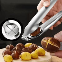 Stainless Steel Nutcracker for Chestnuts - Easy Peeling
