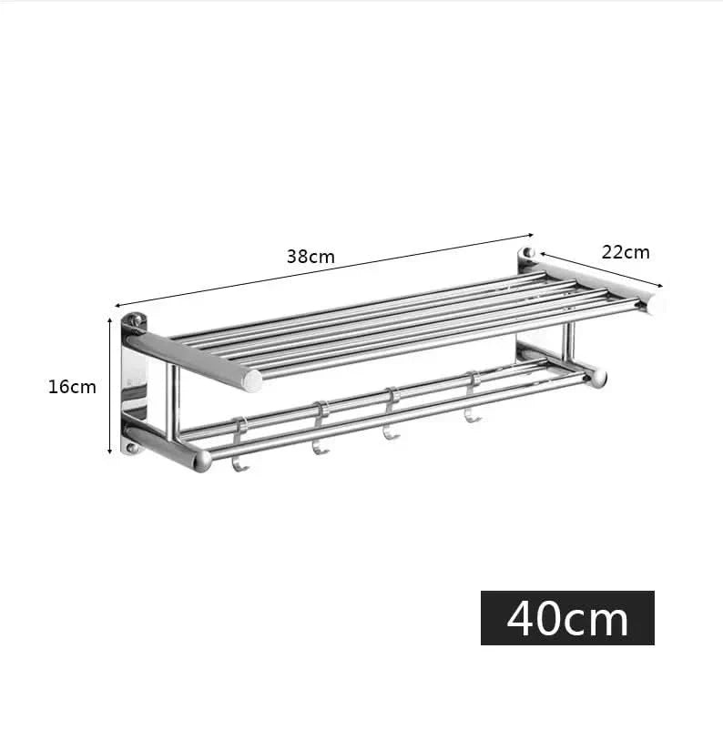 STEELRACK – Stainless Steel Towel Holder Space-Saving & Stylish