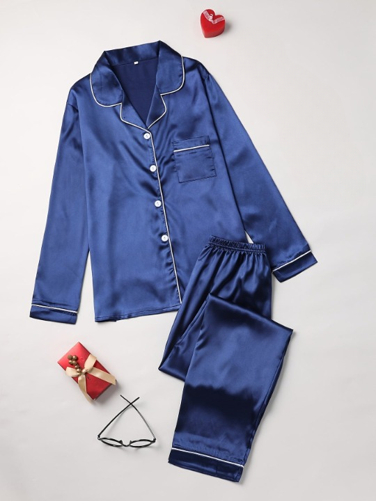 Image of Stephanie | Women's Long Sleeve Button-Down Pajama Set