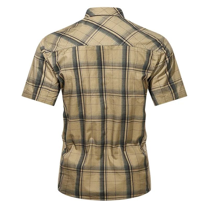 Image of Sterling | Men's Button-Down Plaid Shirt