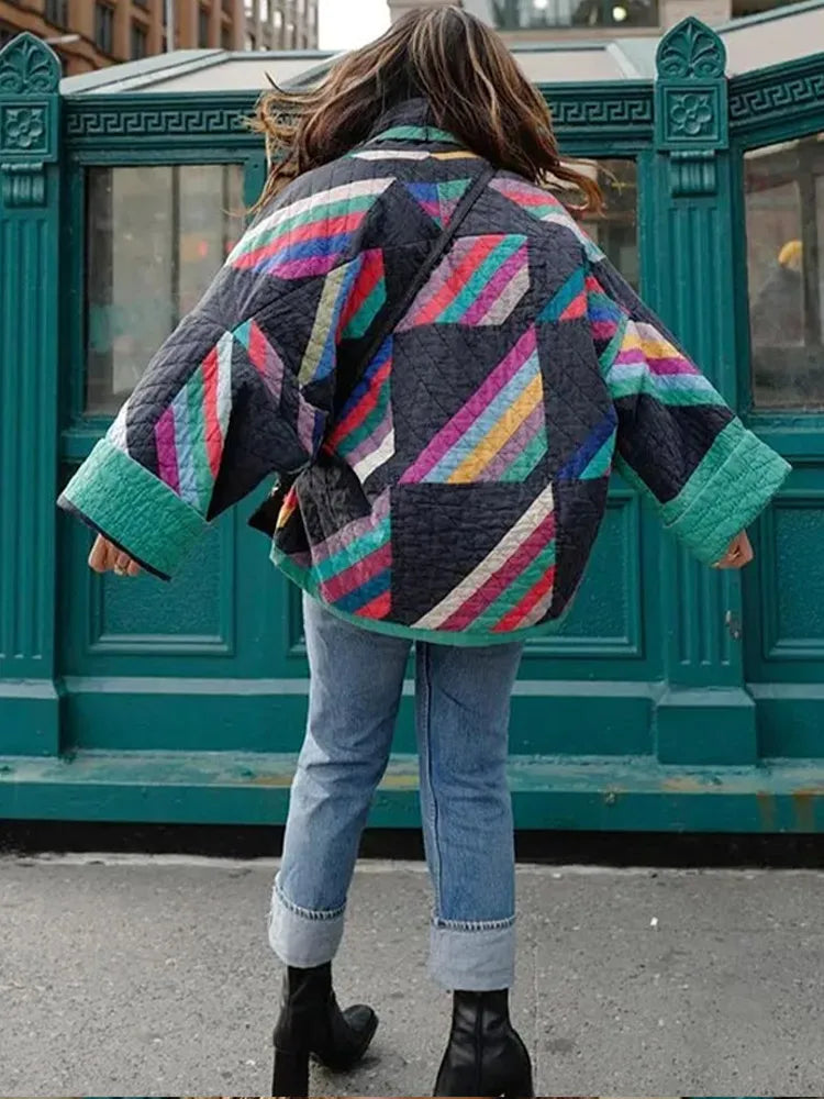 Striped Padded Jacket