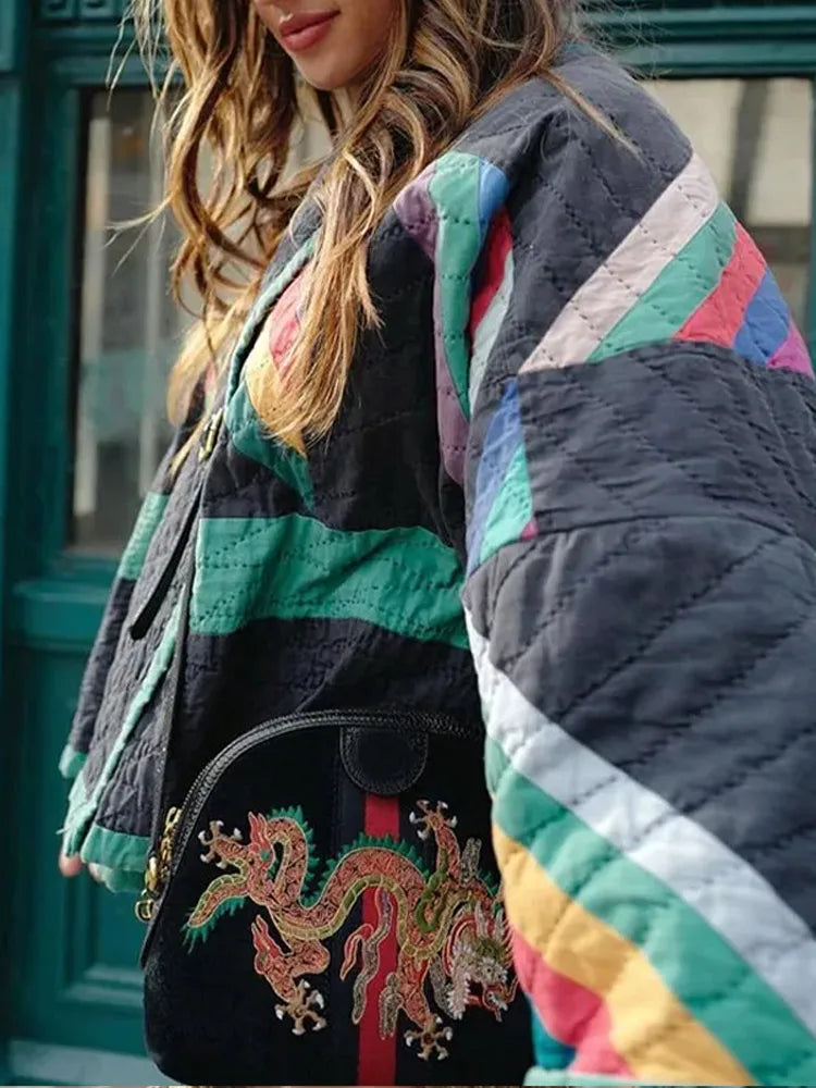 Striped Padded Jacket