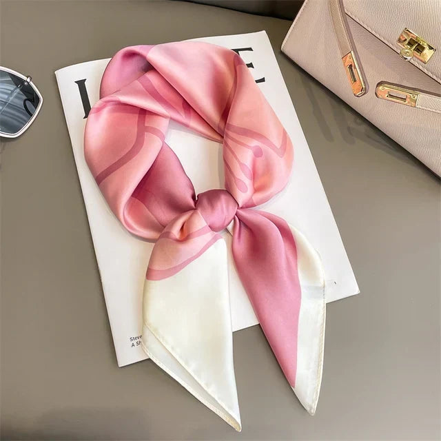 Striped Silk Scarf