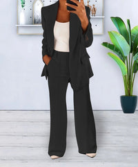 Wearclo | Chic Women's Two-Piece Suit Set