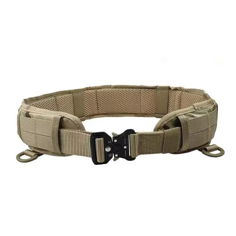 Tactical Nylon Belt with Quick-Release Metal Buckle for Outdoor Sports