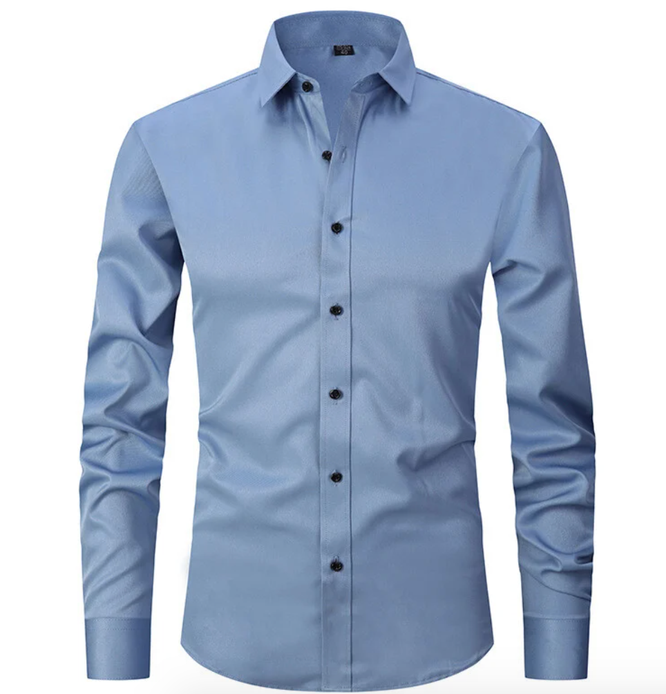 Image of Teddy | Men's Slim-Fit Button-Down Dress Shirt