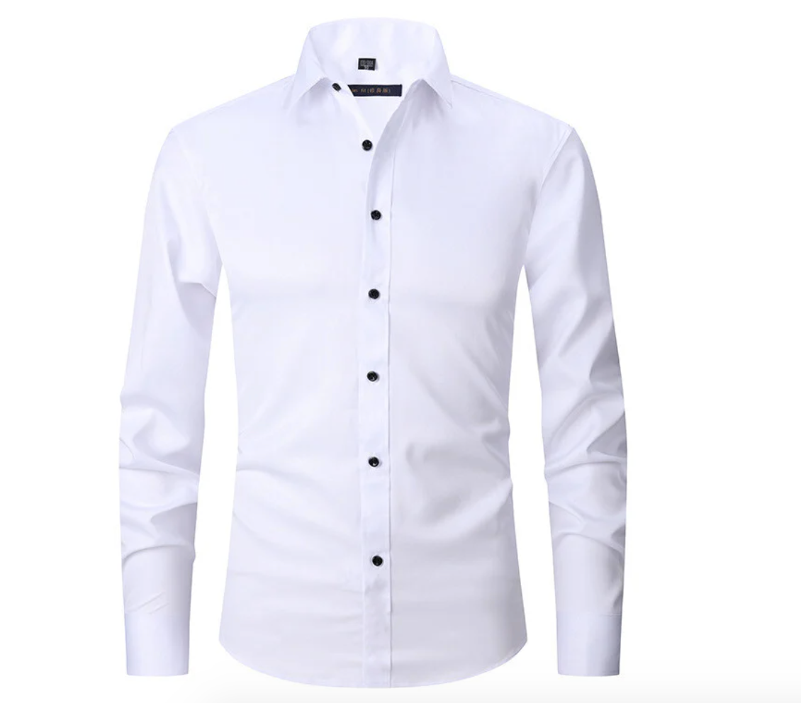 Image of Teddy | Men's Slim-Fit Button-Down Dress Shirt