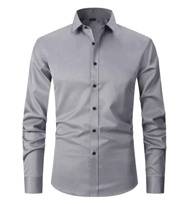 Image of Teddy | Men's Slim-Fit Button-Down Dress Shirt
