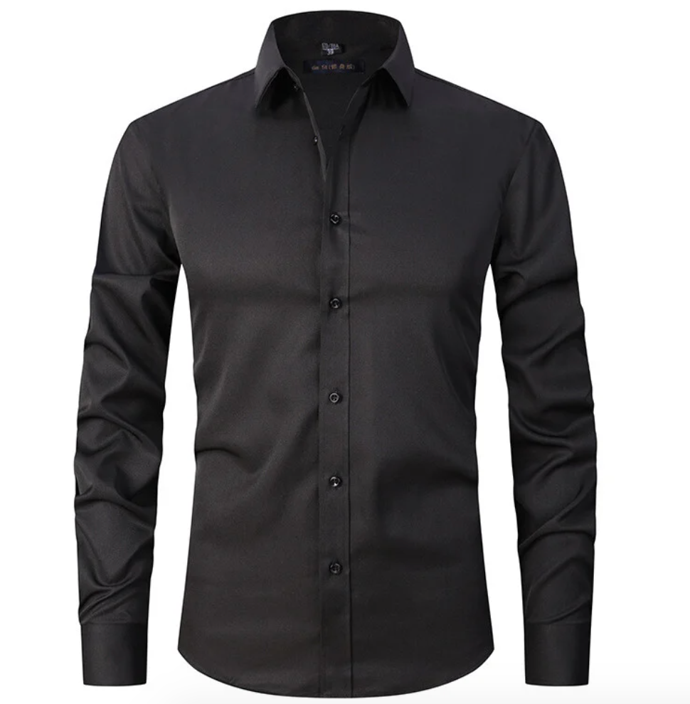Image of Teddy | Men's Slim-Fit Button-Down Dress Shirt