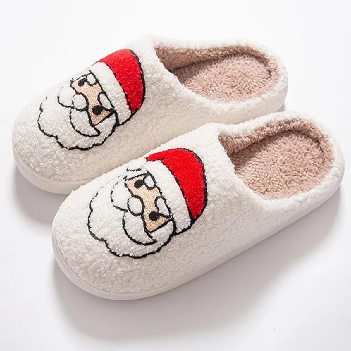 Teddy Slippers - Retro Christmas Slippers with Non-Slip Sole