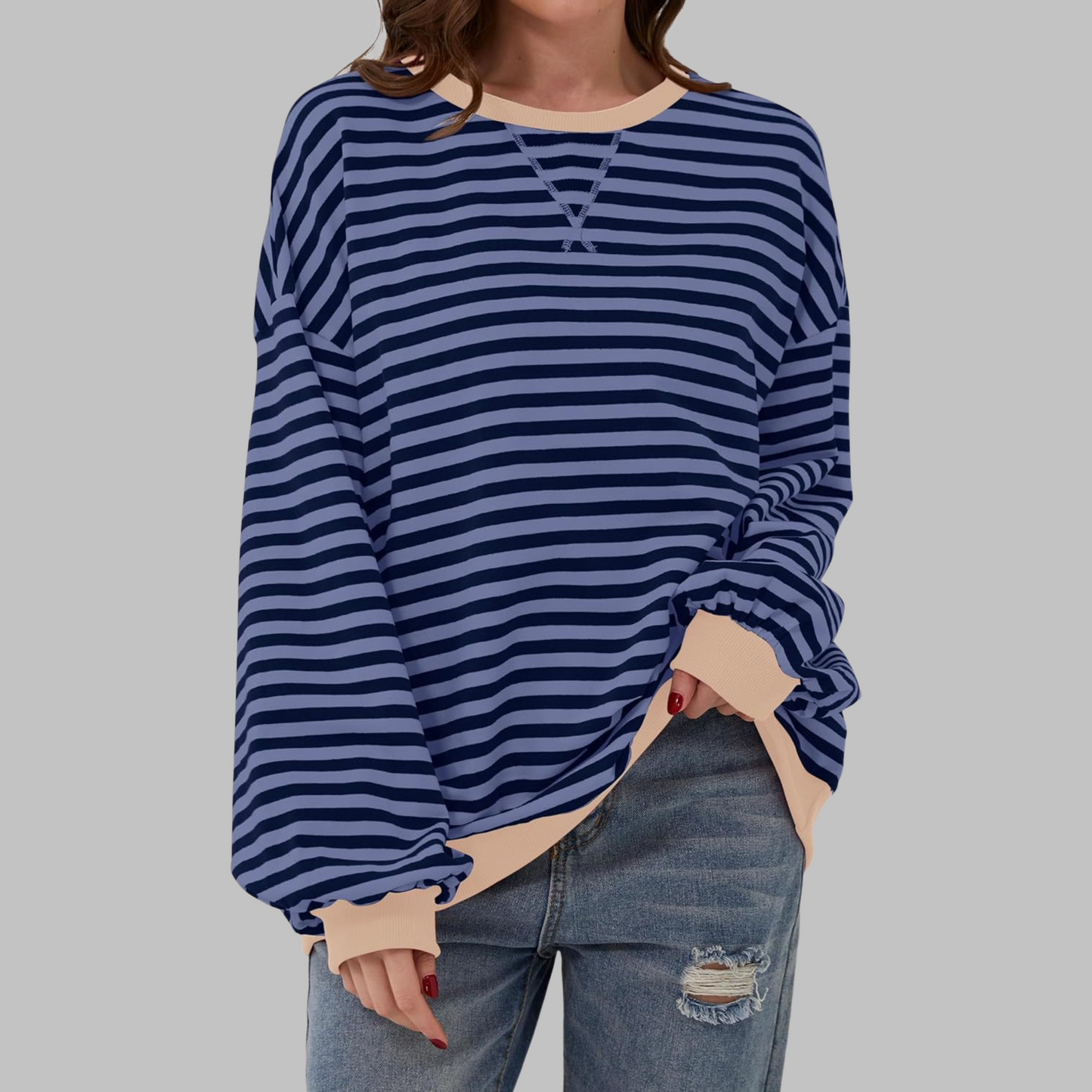 Image of Teresa | Women's Oversized Crew Neck Sweater