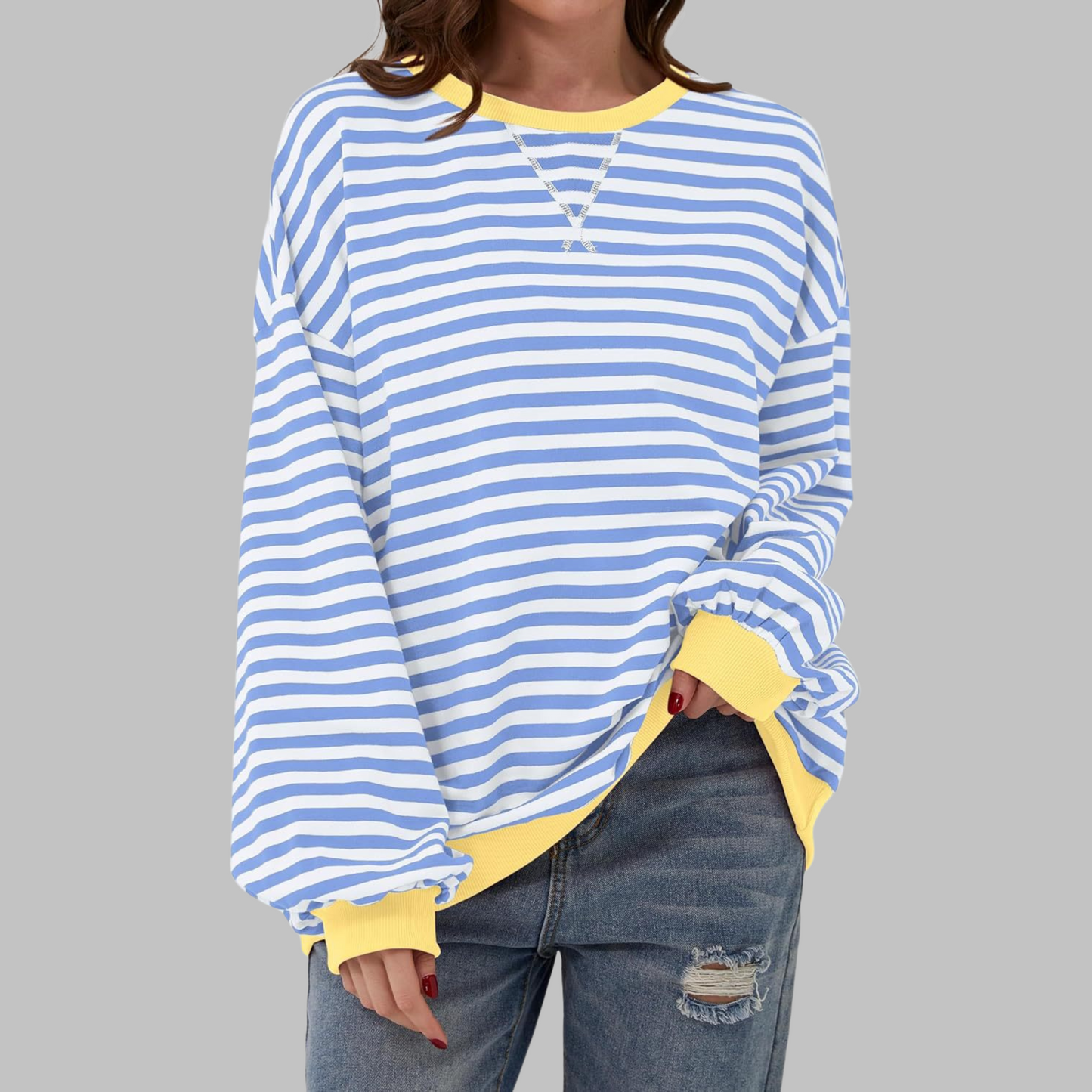 Image of Teresa | Women's Oversized Crew Neck Sweater
