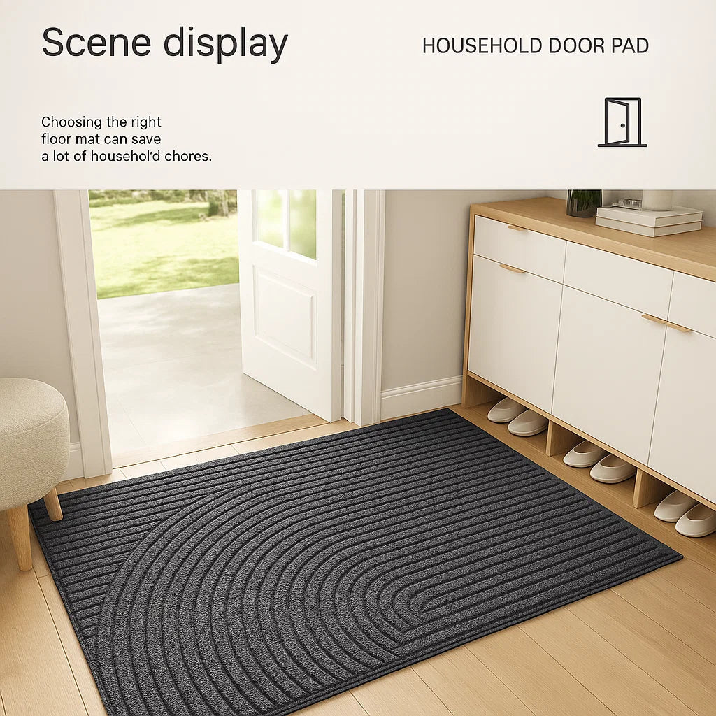TerraGuard Pro Non-Slip Door Mat For Indoor And Outdoor Use That Traps Dirt