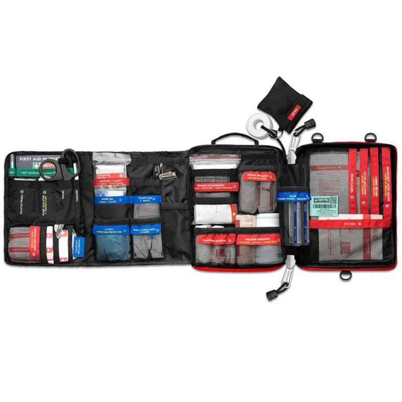 TerraGuard Travel First Aid Kit Waterproof Medical Bag Pro