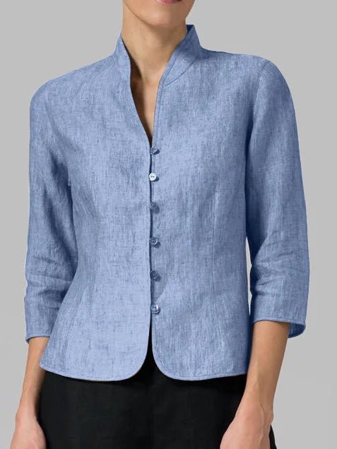 Image of Tessa | Women's Button-Down Fitted Blouse