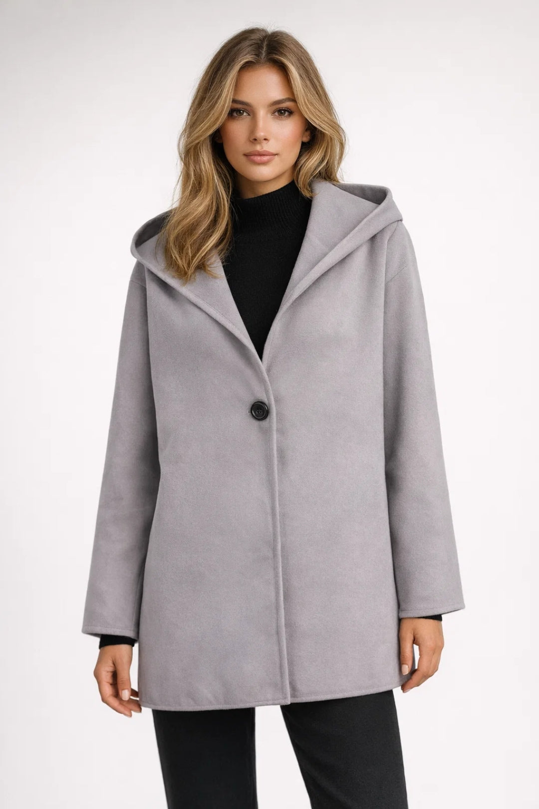Image of Tessa | Women's Hooded Relaxed Fit Coat