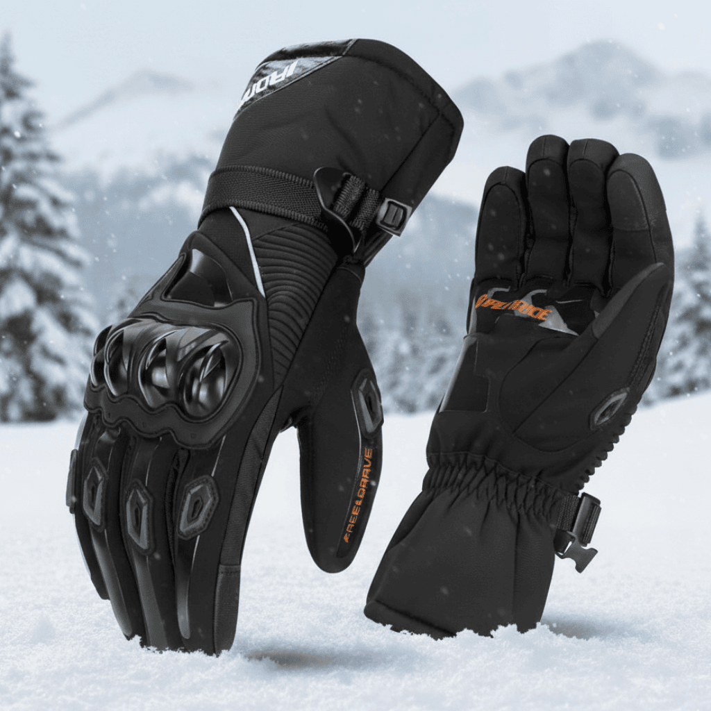 THERMO GRIP – Waterproof, insulated motorcycle gloves for winter rides