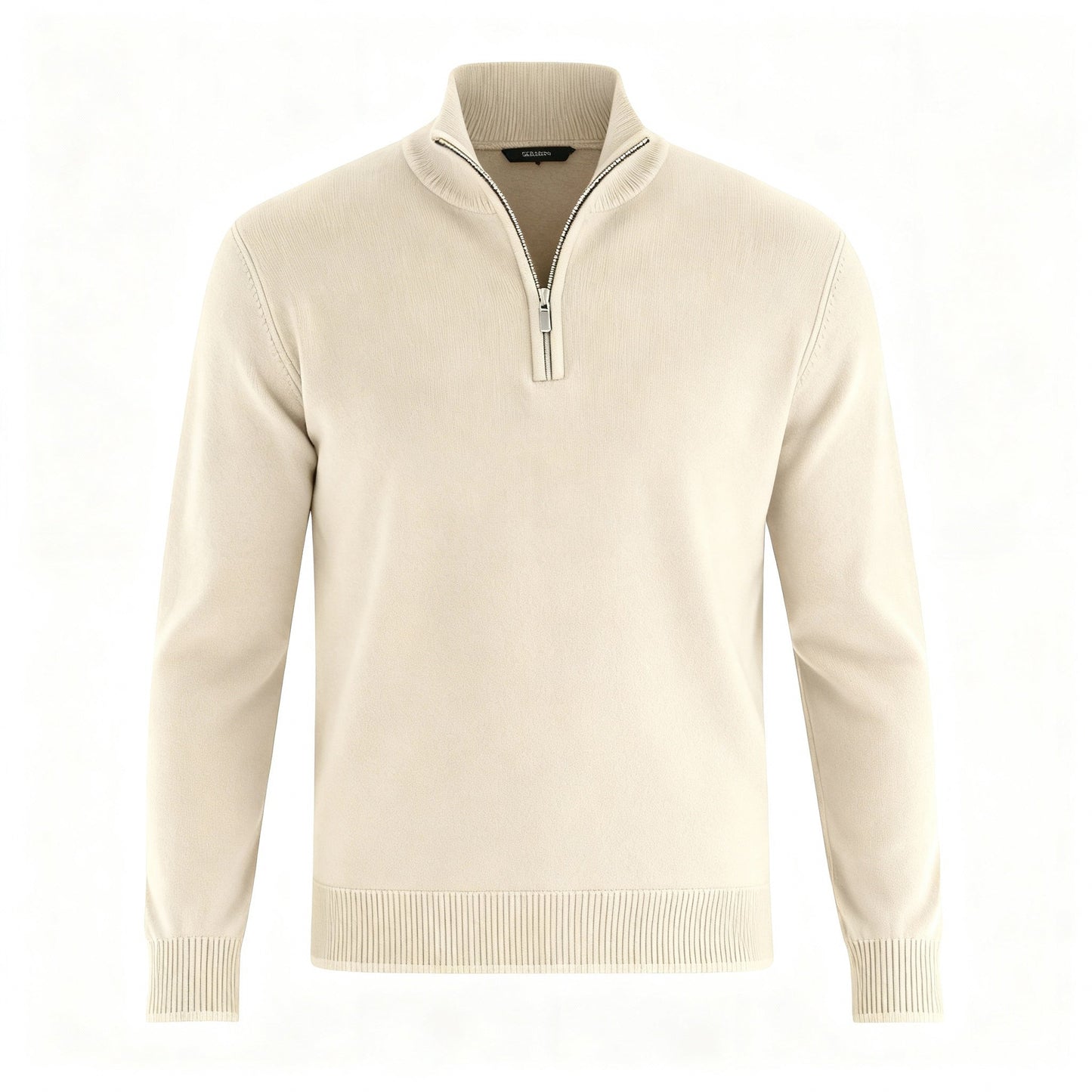 Image of Thomas | Men's Quarter Zip Mock Neck Sweater