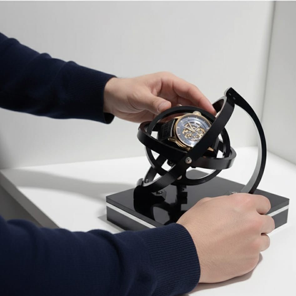 TIMEKEEPER – Horion Automatic Watch Winder with Quiet Operation