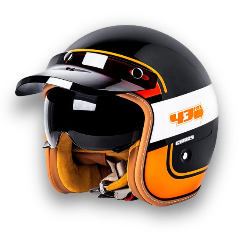 Timeless Motorcycle Helmet - DOT and ECE Approved