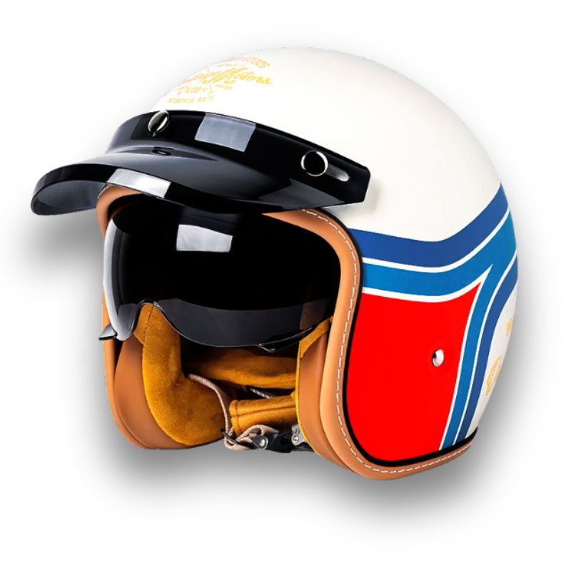 Timeless Motorcycle Helmet - DOT and ECE Approved