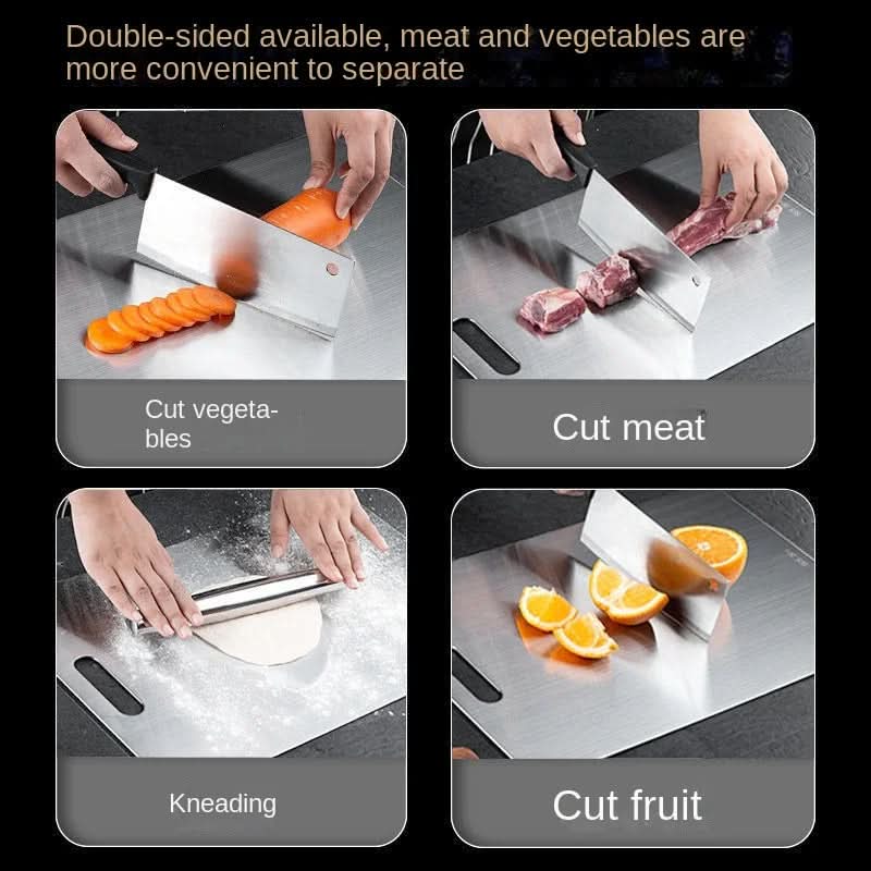 TITANCLEAN – Stainless Steel Cutting Board for Hygienic and Precise Work