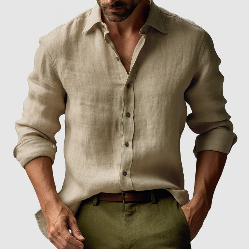 Image of Tobias | Men's Button-Down Casual Shirt
