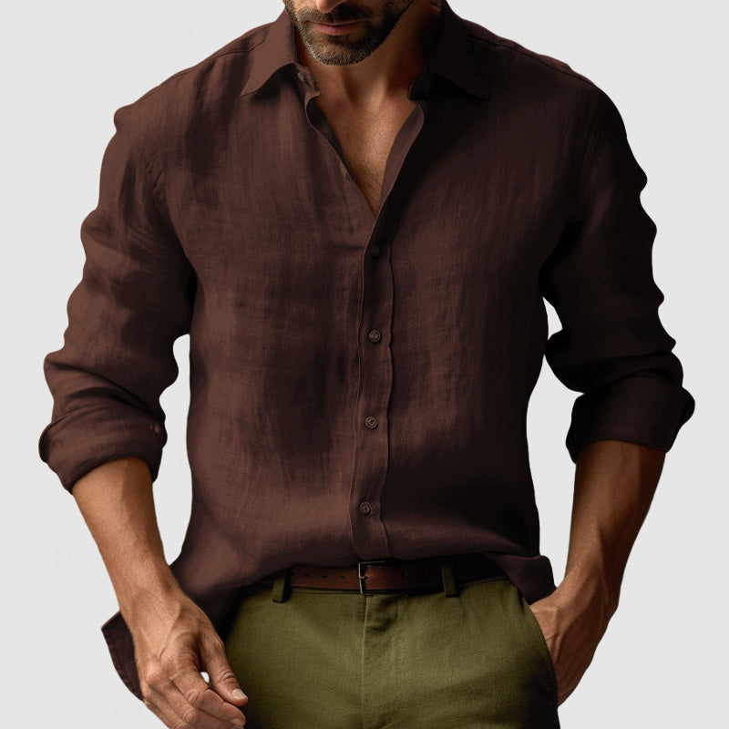 Image of Tobias | Men's Button-Down Casual Shirt