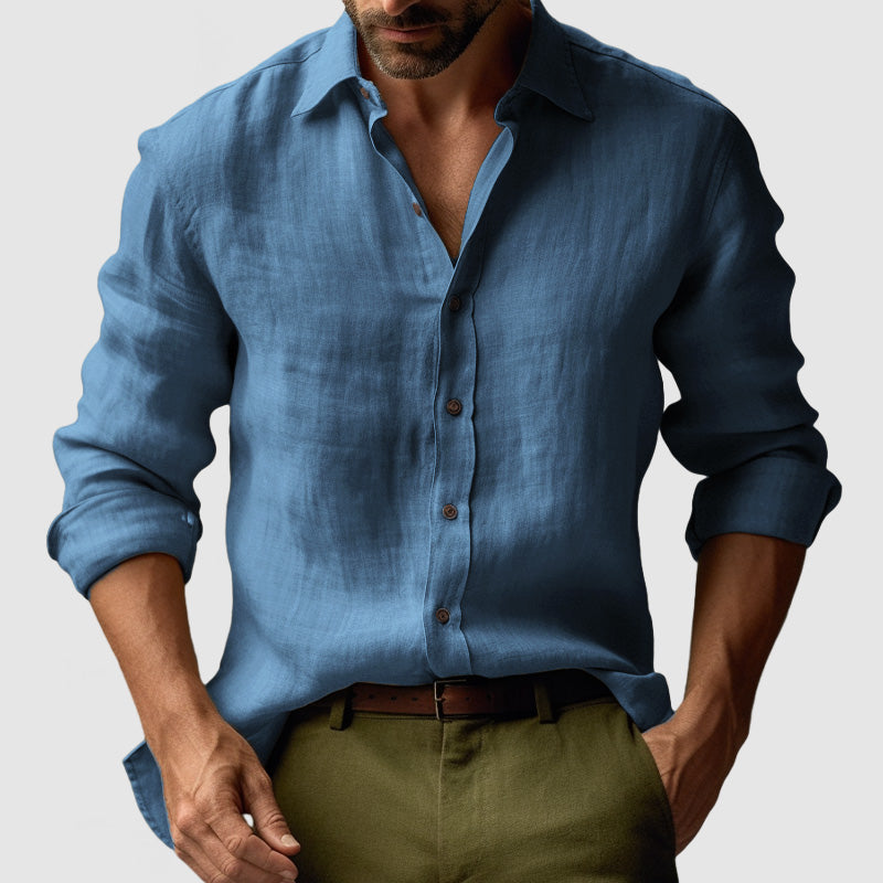 Image of Tobias | Men's Button-Down Casual Shirt